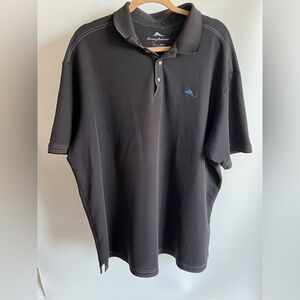 Tommy Bahama Men’s Black Polo Golf Shirt XXL